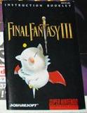 Final Fantasy III -- Manual Only (Super Nintendo)